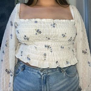 Cotton On off the shoulder blouse size XL